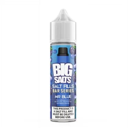 Big Salts Mr Blue Blueberry Blackberry Blackcurrant – 60ml Salt Fills E Liquid - Vapourdays Co