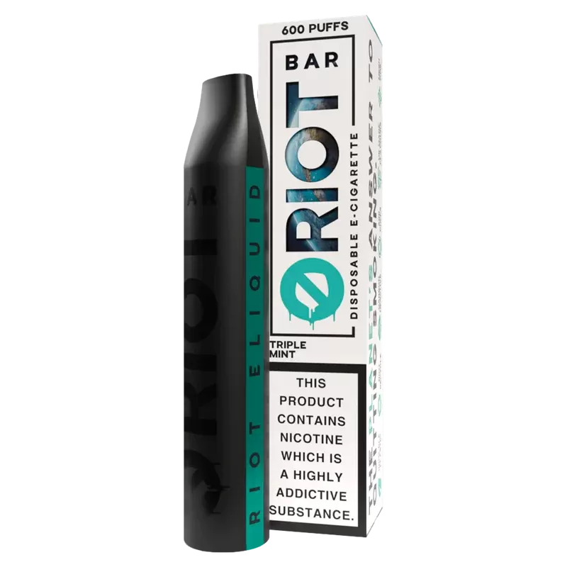 Triple Mint Riot Bar Disposable Vape
