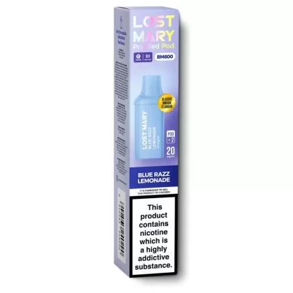 Blue Razz Lemonade BM600 Pods by Lost Mary - Ecigarettedirect Co
