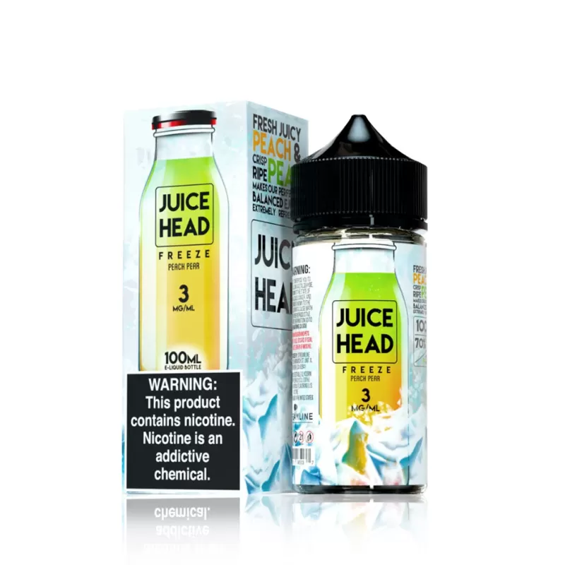 Juice Head E Liquid Peach Pear Freeze – 100ml