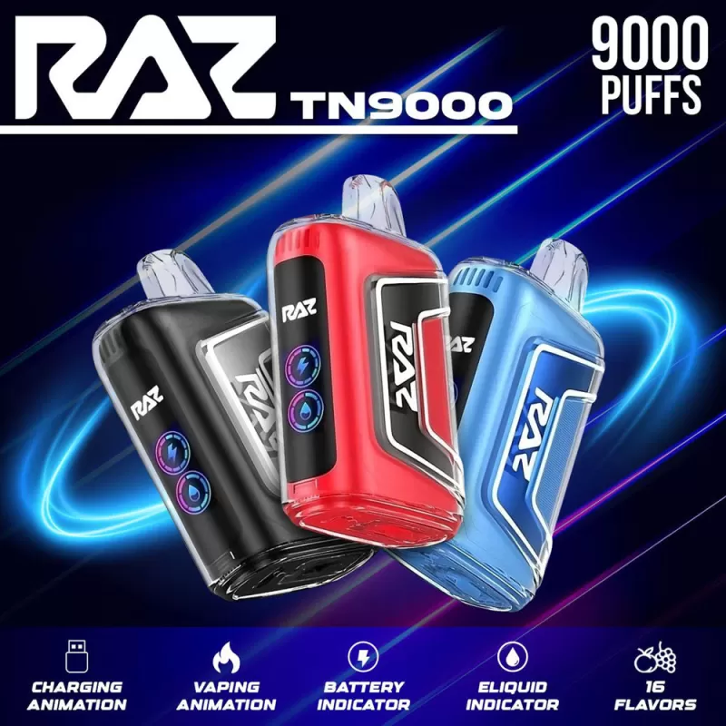 RAZ TN9000 Disposable Device – 9000 Puffs - Ruby (Dream Edition)