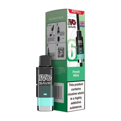 Fresh Mint IVG SAVR Refill Pack - Vapeshop Co