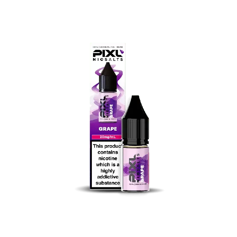 PIXL Nic Salt E-Liquid Grape 10ml - Nicotine Strength#20mg>10mg (CBB398)