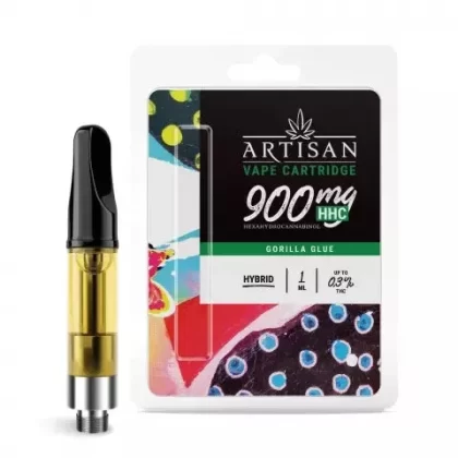 Gorilla Glue Strain Vape – Gorilla Glue Cartridge – HHC THC – Artisan – 900mg
