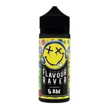 Flavour Raver 100ml Shortfill E-Liquid - Flavour#6am>Cream Fieldz>Icesomnia>Purple Haze