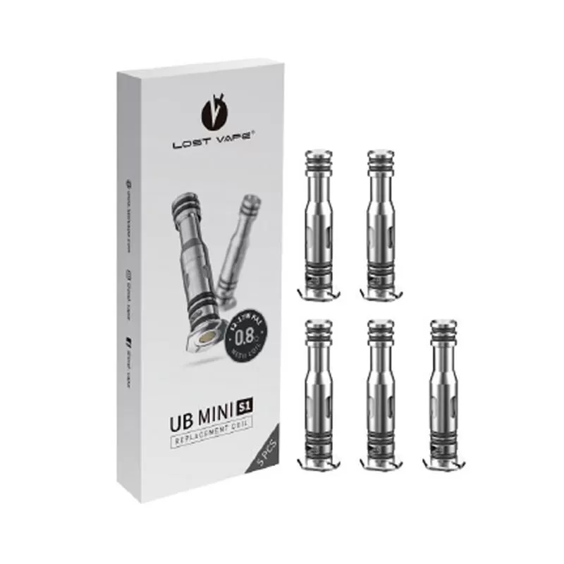 Lost Vape UB Mini Coil for Orion Mini Kit / Ursa Pro Kit / Ursa Nano Pro Kit / Orion Art Kit / Ursa Nano S / Ursa Art Kit / Ursa Baby Pro Kit (5pcs/pack) - S4 1.2ohm