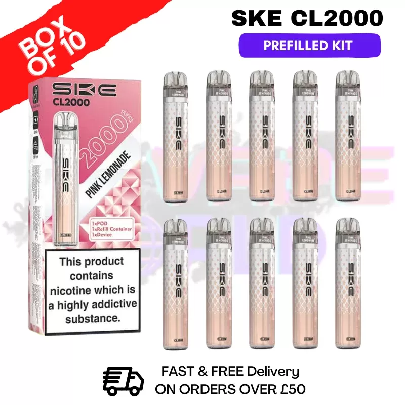 Pink Lemonade SKE CL2000 Kits Box Of 10 – £39.99