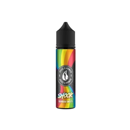 JNP Rainbow Sweets 50ml Shortfill E Liquid - Strength#0mg