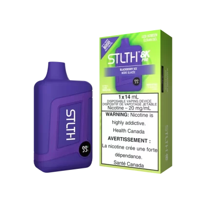 STLTH PRO 8K - Flavours#BLACKBERRY ICE>BLOOD ORANGE ICE>GREEN APPLE ICE>HAWAIIAN MIST ICE – EXOTIC FRUIT>ICE MINT>JUICY PEACH>PEACH BLUE RAZZ ICE>PEACH MANGO ICE>PRISM ICE>QUAD BERRY>RICH TO