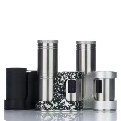 AMBITION MODS CONVERTER FOR 50W SBS BOX MOD TUBE MOD - Black/Silver Splatter, Full Black