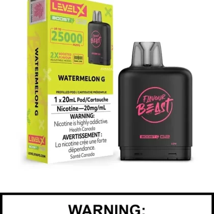 Watermelon G Flavour Beast Level X Boost G2 Pods