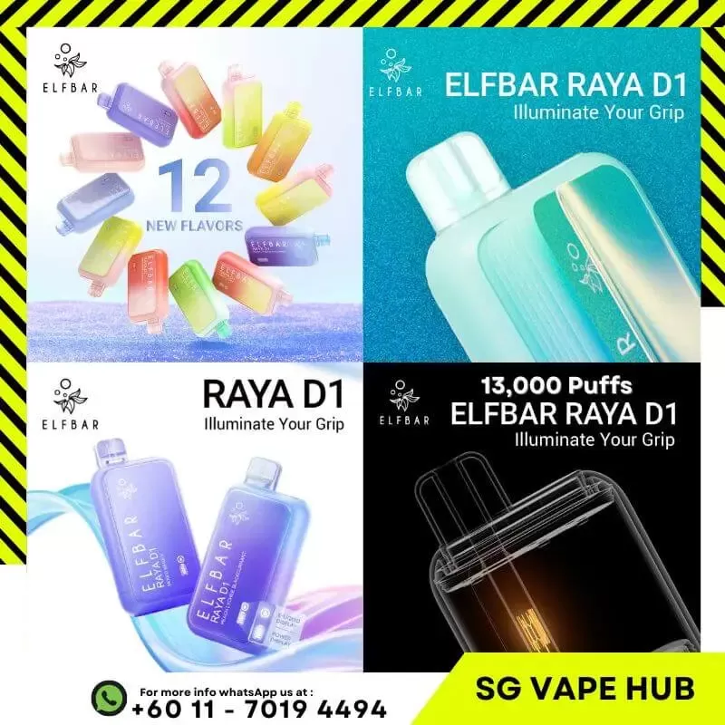 ELFBAR RAYA D1 13,000 Puffs - Blackcurrant Lychee - Image 2