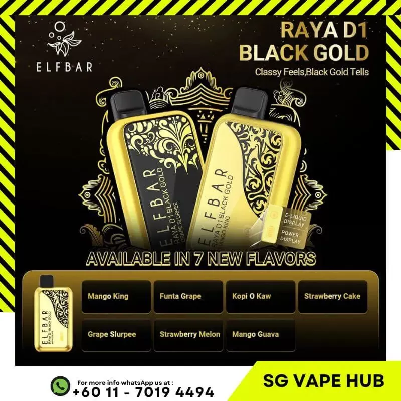 ELFBAR RAYA D1 13,000 Puffs - Blackcurrant Lychee - Image 3