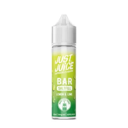 Lemon and Lime By Just Juice Bar 40ml Shortfill - Vape Store