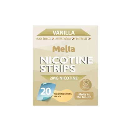 Melta Vanilla Nicotine Strips - Strength#2MG
