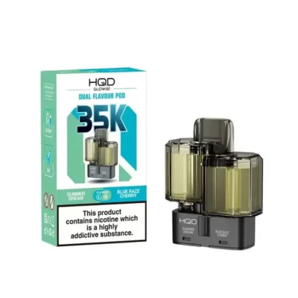 HQD Glow Air 35K Prefilled Pod Summer Dream / Blue Razz Cherry - Nicotine Strength#20mg