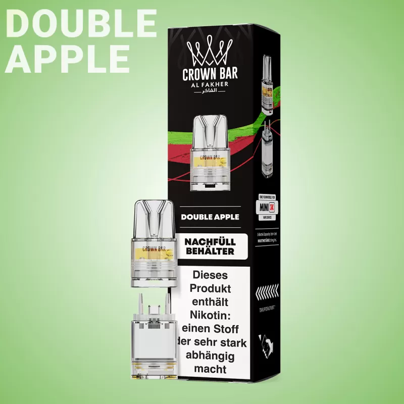 Al Fakher 3K Mini – Double Apple - Doppelapfel - Image 2