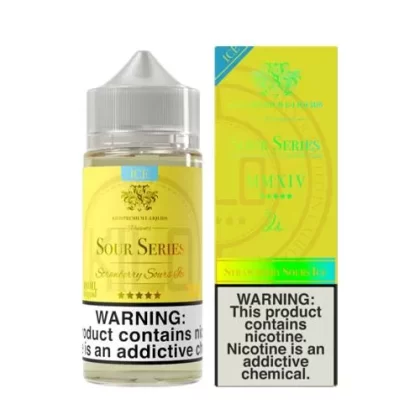 Strawberry Sours Ice by Kilo Sour Series “Bazooka Sour Straws” 100ml