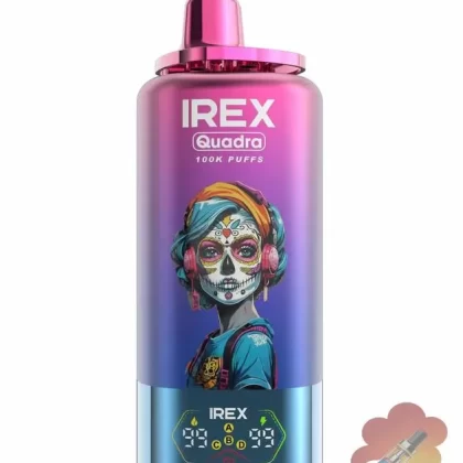 IREX QUADRA 4-in-1 100K Puffs Disposable Vape | 100ml Juice, Rechargeable