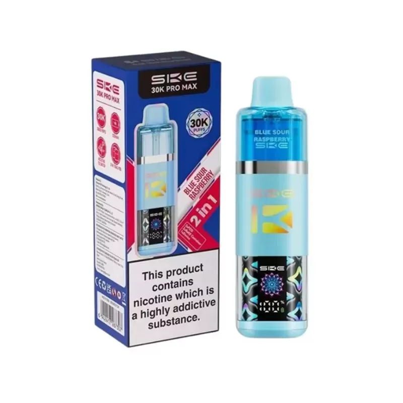 SKE Pro Max 30K 2 in 1 Prefilled Pod Kit - Blueberry Raspberry - Image 2