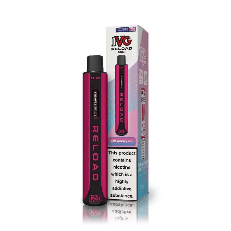 IVG Reload Mini Starter Kit Strawberry Ice - Nicotine Strength#20mg (606475)