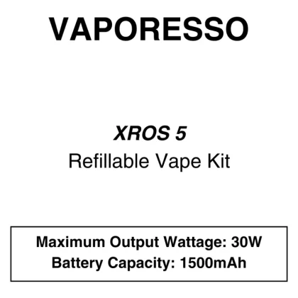 Vaporesso-XROS 3 Nano-Pod Kit - Vape Product, Vape Product