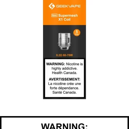 Geekvape Supermesh Coils - Resistance Level#X1 0.2ohm>X2 0.4ohm