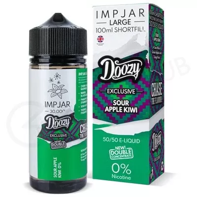 Sour Apple & Kiwi Shortfill E-Liquid by Imp Jar & Doozy 100ml