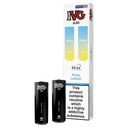 Fizzy Lemon IVG Air Replacement Pods - 20mg - Vape Product