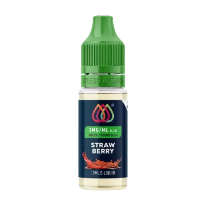 Strawberry E-Liquid by Aquavape - 10ml - 3mg - Vape Product