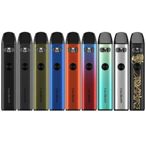 Uwell Caliburn A2 Pod Starter Kit - Aqua Blue, Arctic Silver (1A9FA2)