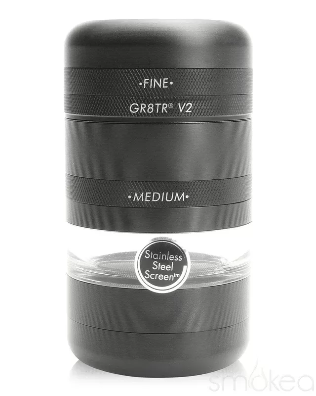 Kannastor GR8TR V2 Jar Body Grinder - Color#Black>Rose Gold>Silver (DCEF5A)