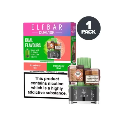 Strawberry Edition Elf Bar Dual 10K Refill Pack - Ecigdepot