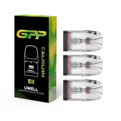 Uwell Caliburn GPP Replacement Pod 3ml (0.4/0.6/0.9/1.2 Ω) - 0.4 OHMS, 0.6 OHMS; 1 PCS (04A27C)