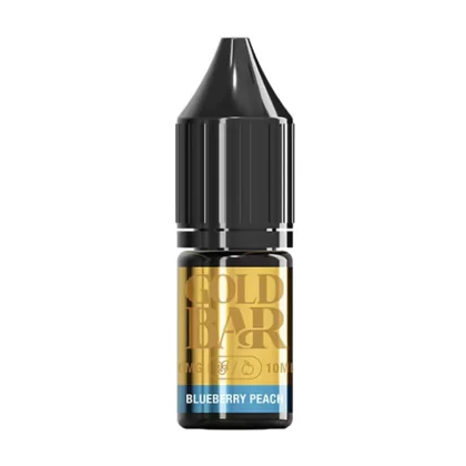 Gold Bar Blueberry Peach Nic Salt vape Juice - 10 Pack
