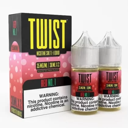 Twist E-Liquid Salts – Red No 1 2x30ml - Vape Product, Vape Product (4063A6)
