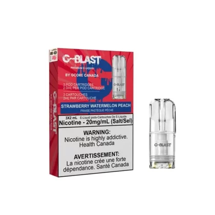 Stlth Compatible G-Blast Strawberry Watermelon Peach Vape Pods