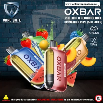 Oxbar Panther X Rechargeable Disposable Vape (50K Puffs) - Frozen Remix / 50 mg