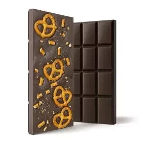 600mg Dark Chocolate & Pretzels Bar – Delta 8 – Chill Plus - Vape Store