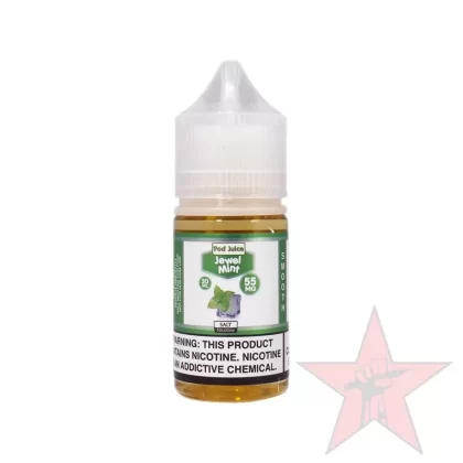 Pod Juice – Jewel Mint – Salt Nic – 30mL - Nicotine Salt (mg)#35 mg>55 mg