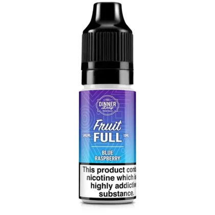 Blue Raspberry Fruit FULL Nic Salt E-Liquid by Dinner Lady
