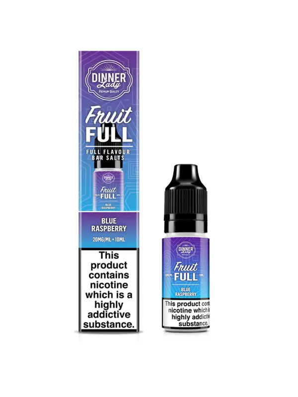 Blue Raspberry Fruit FULL Nic Salt E-Liquid by Dinner Lady - Image 2