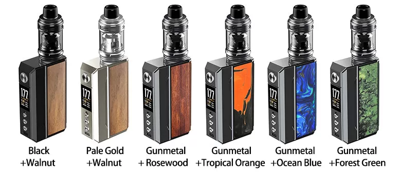 VOOPOO Drag 4 Box Mod Kit - Gunmetal+Tropical Orange/Resin Series(Standard) - Image 3