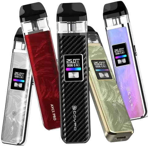 Dovpo Ayce Pro Pod Kit - Colour#Black Carbon>Nacre Sliver>Nacre Gold>Nacre Sunset Sky>Nacre Blue>Nacre Dark Blue>Nacre Black>Nacre Purple Red>Nacre Red>Nacre Pink