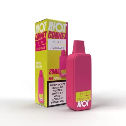 Riot Connex Pink Lemonade Capsule - Nicotine Strength#20mg>10mg