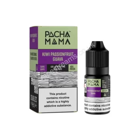 Pacha Mama Kiwi Passionfruit Guava Nic Salt E-Liquid - Vapestreams Co