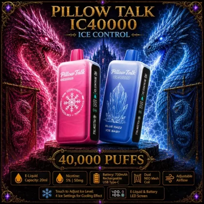 Pillow Talk IC40000 Ice Control - Cherry Lemon (Crystal Edition) - Vapeciga