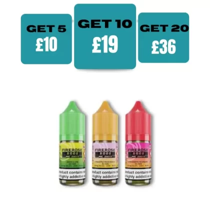 Firerose 5000 Nic Salt 10ml E-liquids - Berry Bang / 10mg