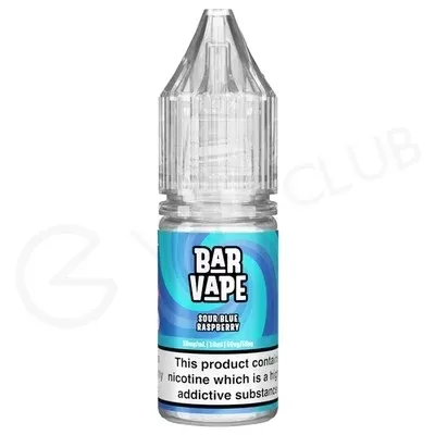 Sour Blue Raspberry Nic Salt E-Liquid by Bar Vape - Ecigpremium