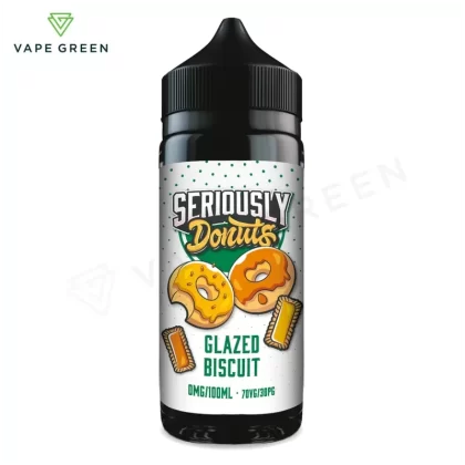 Glazed Biscuit Shortfill E-Liquid by Seriously Donuts 100ml - Eliquidsupply